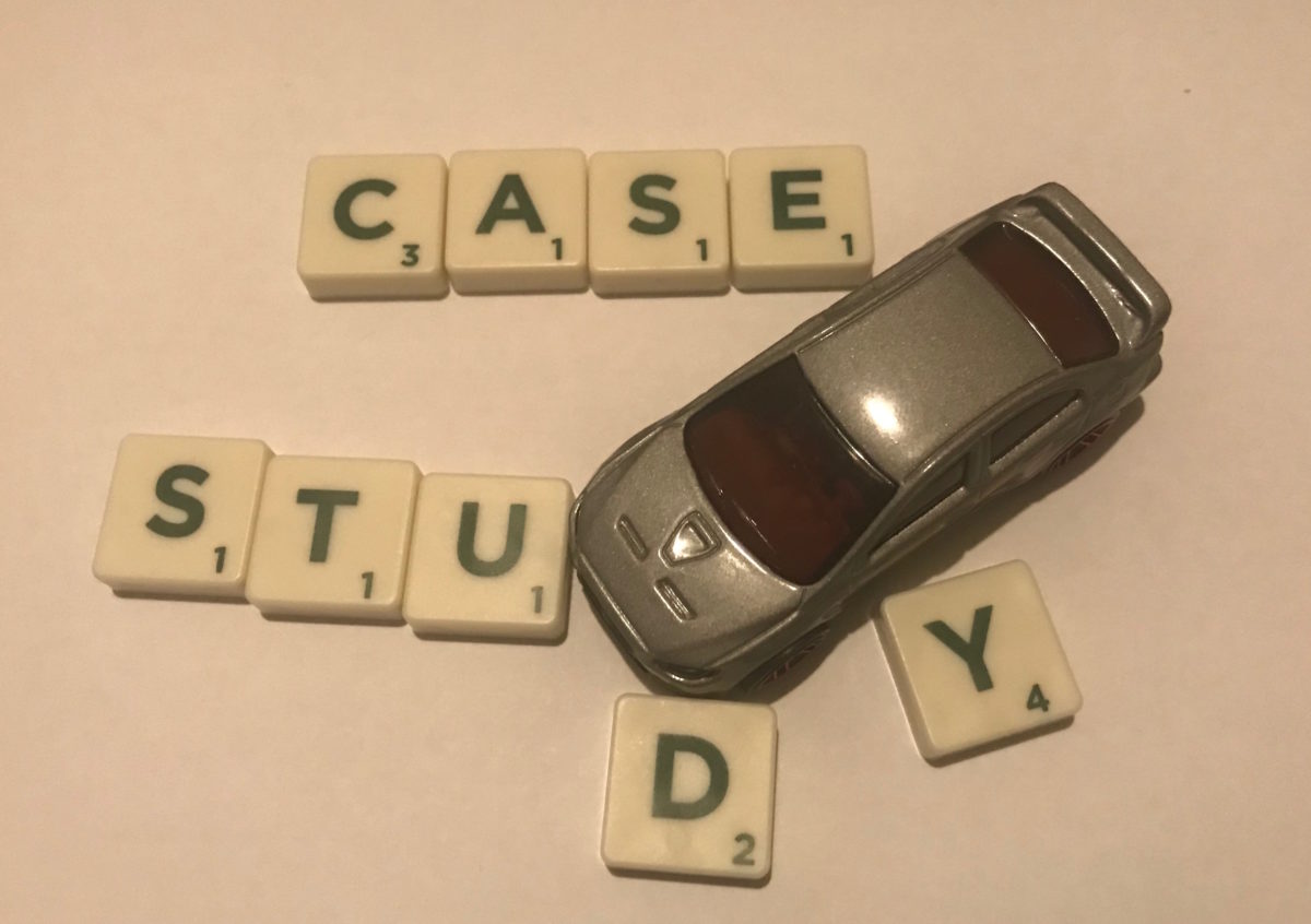 CASE study letters and car
