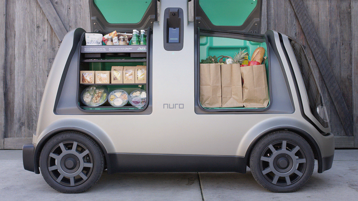 Nuro driverless delivery vehicle 2019