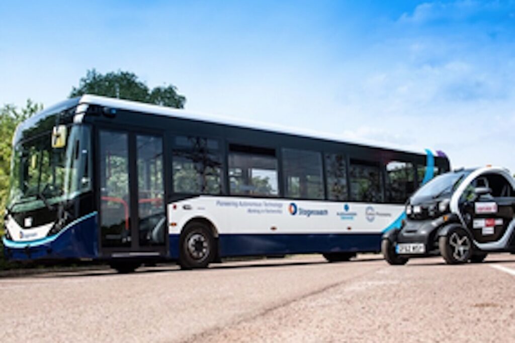 The future is here, 2021: CAVForth buses will put UK on the driverless map