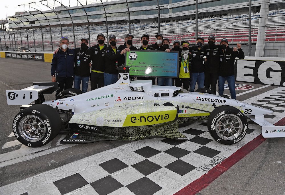 The PoliMOVE self-driving racecar won the Indy Autonomous Challenge in January 2022