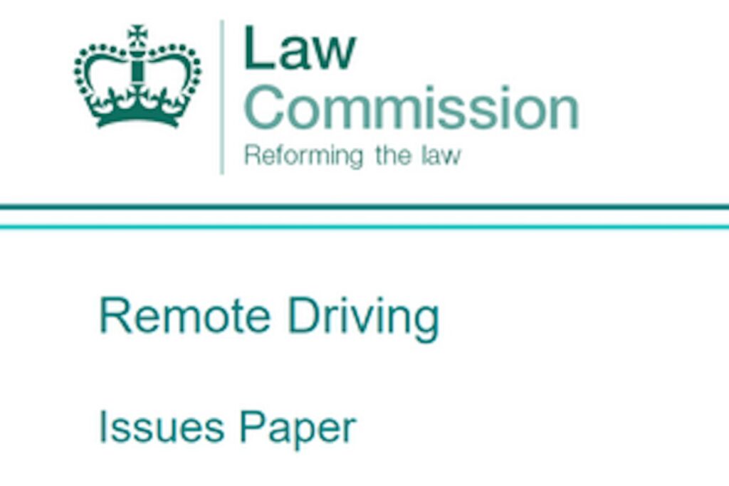Law Commission invites views on remote driving ahead of 2023 report to Government