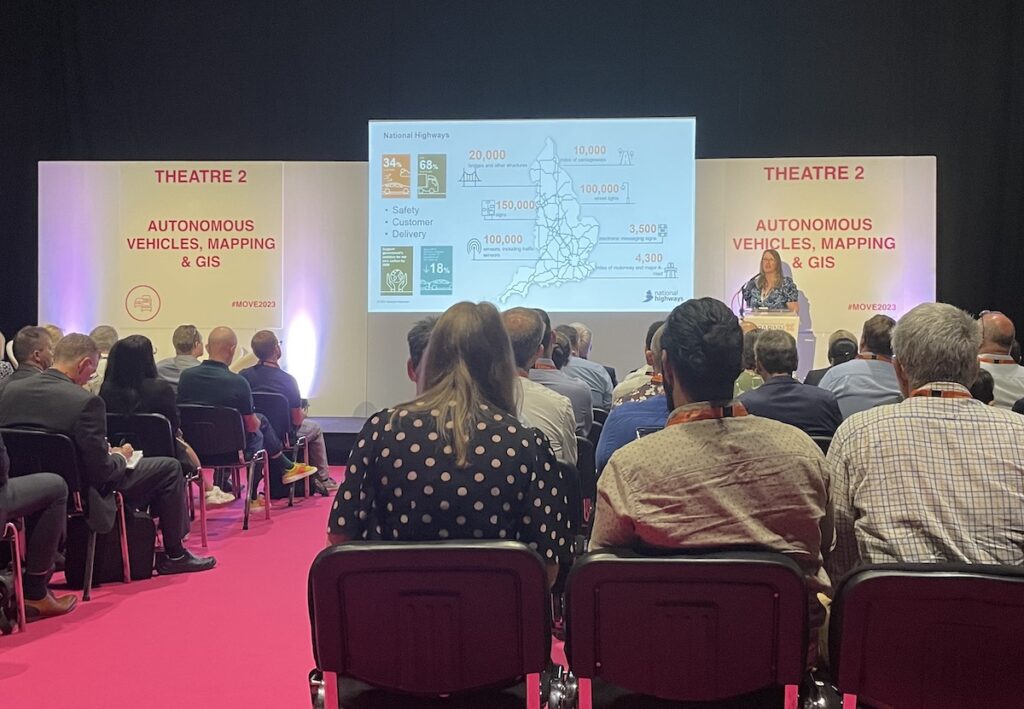 Dr Joanna White, Roads Development Director at National Highways, at #MOVE2023