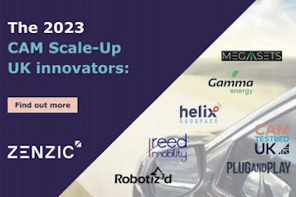 Zenzic announces pioneering CAM Scale-Up 2023 winners
