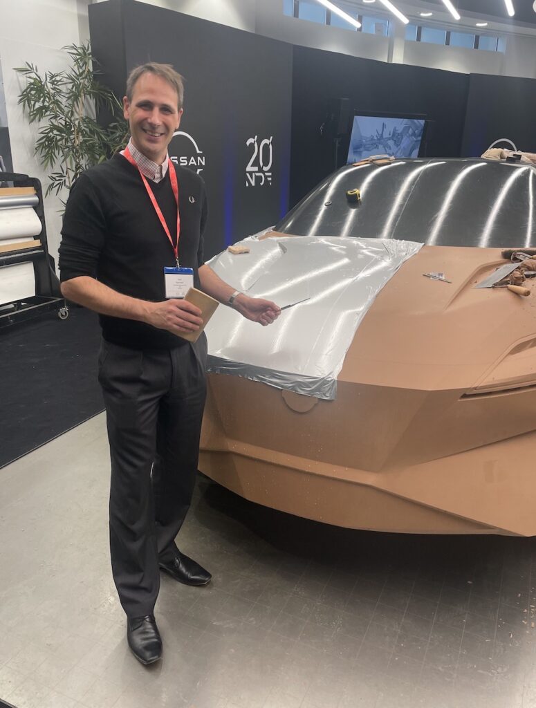 Neil Kennett talks self-driving at Nissan Design Europe in Sep 2023