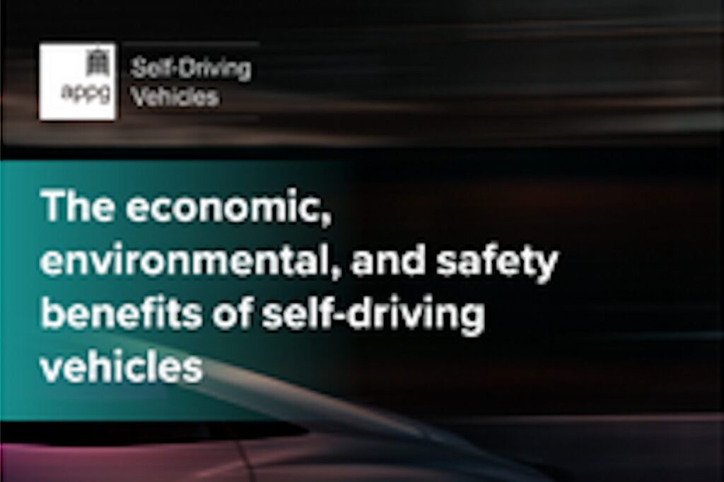 Self-Driving APPG makes 8 recommendations to maximise benefits
