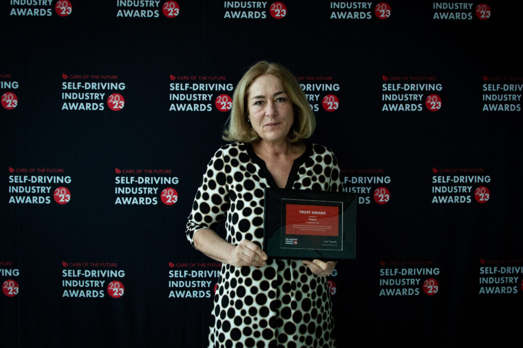 Angoka co-founder Daniela Menzky wins at the Self-driving Industry Awards 2023