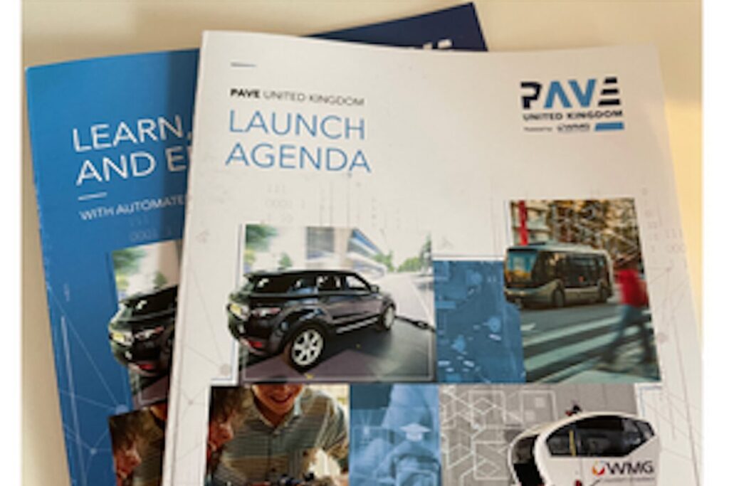 Great self-driving event: PAVE UK launch, 21 February 2024