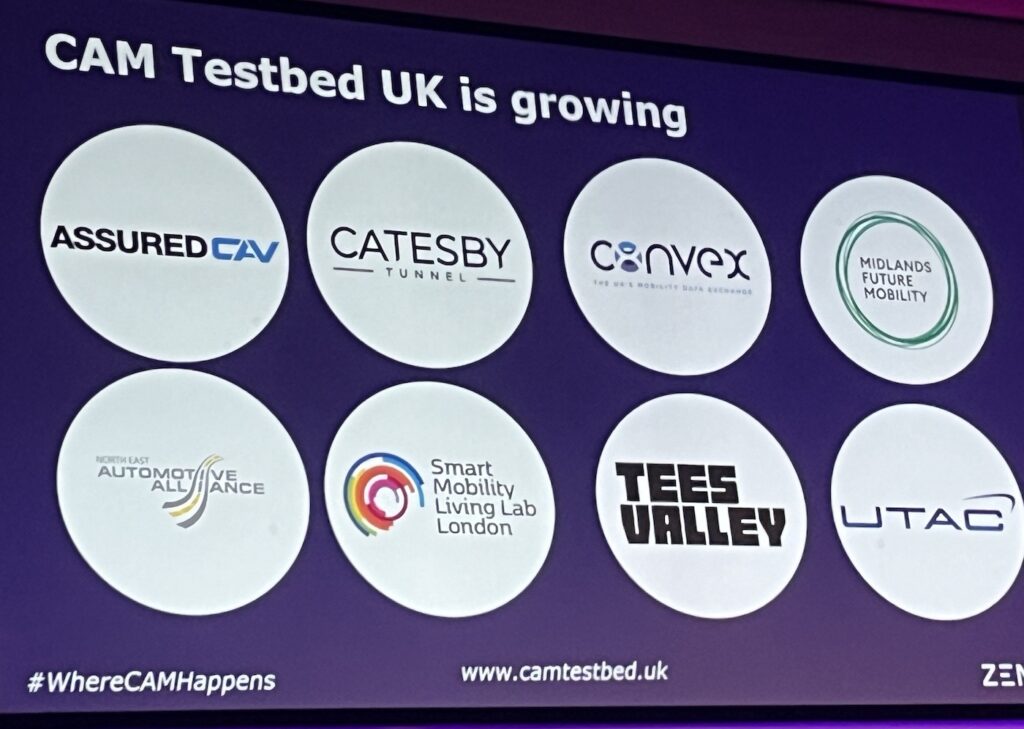 UK self-driving R&D facilities: CAM Testbed 