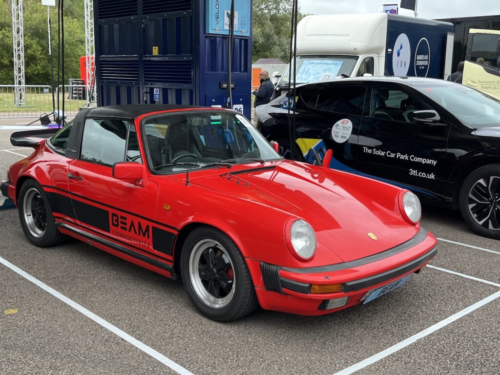 Beam converted and connected Porsche 911 Targa