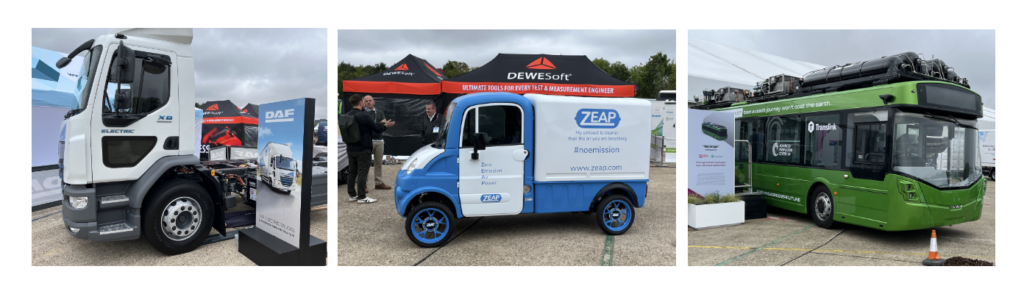 Clean fuel vehicles at Cenex Expo 2024