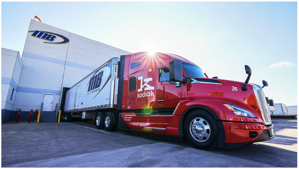 Kodiak and Martin Brower partner on time-critical self-driving freight