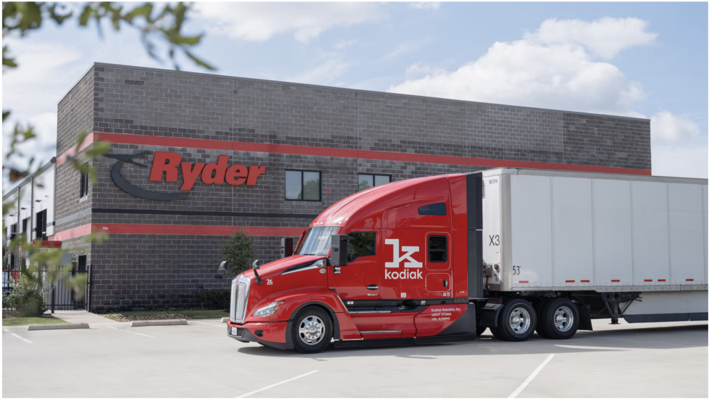 Kodiak and Ryder partner on self-driving freight in Texas