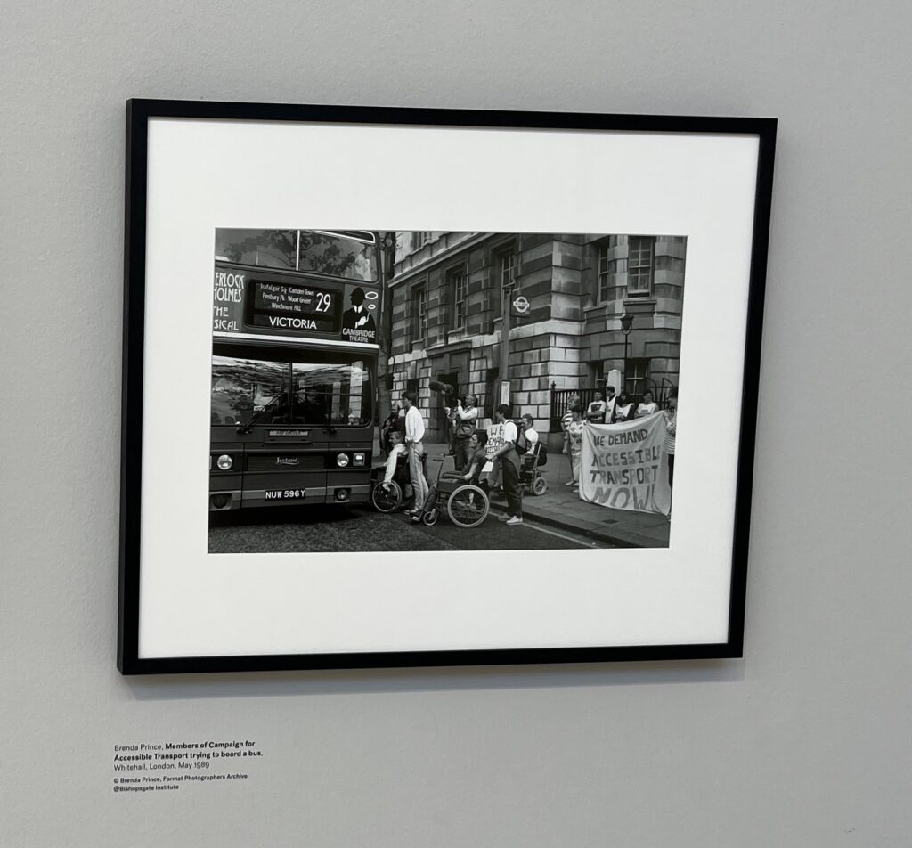 Picture by Brenda Price at the Resistance exhibition at the at the Turner Contemporary in Margate, 2025