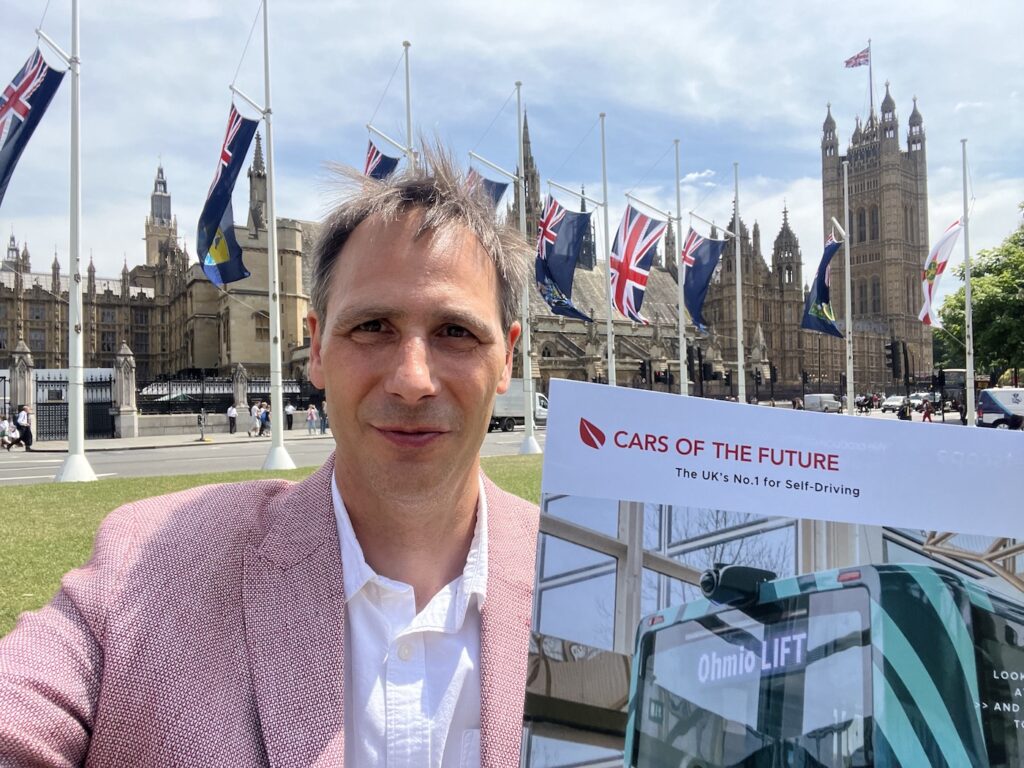 Cars of the Future issue 2 at the House of Commons, June 2025
