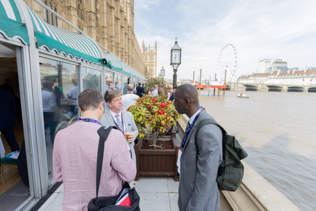 Paul Hudson and Kenneth Clarke talking AV – not a bad view eh?