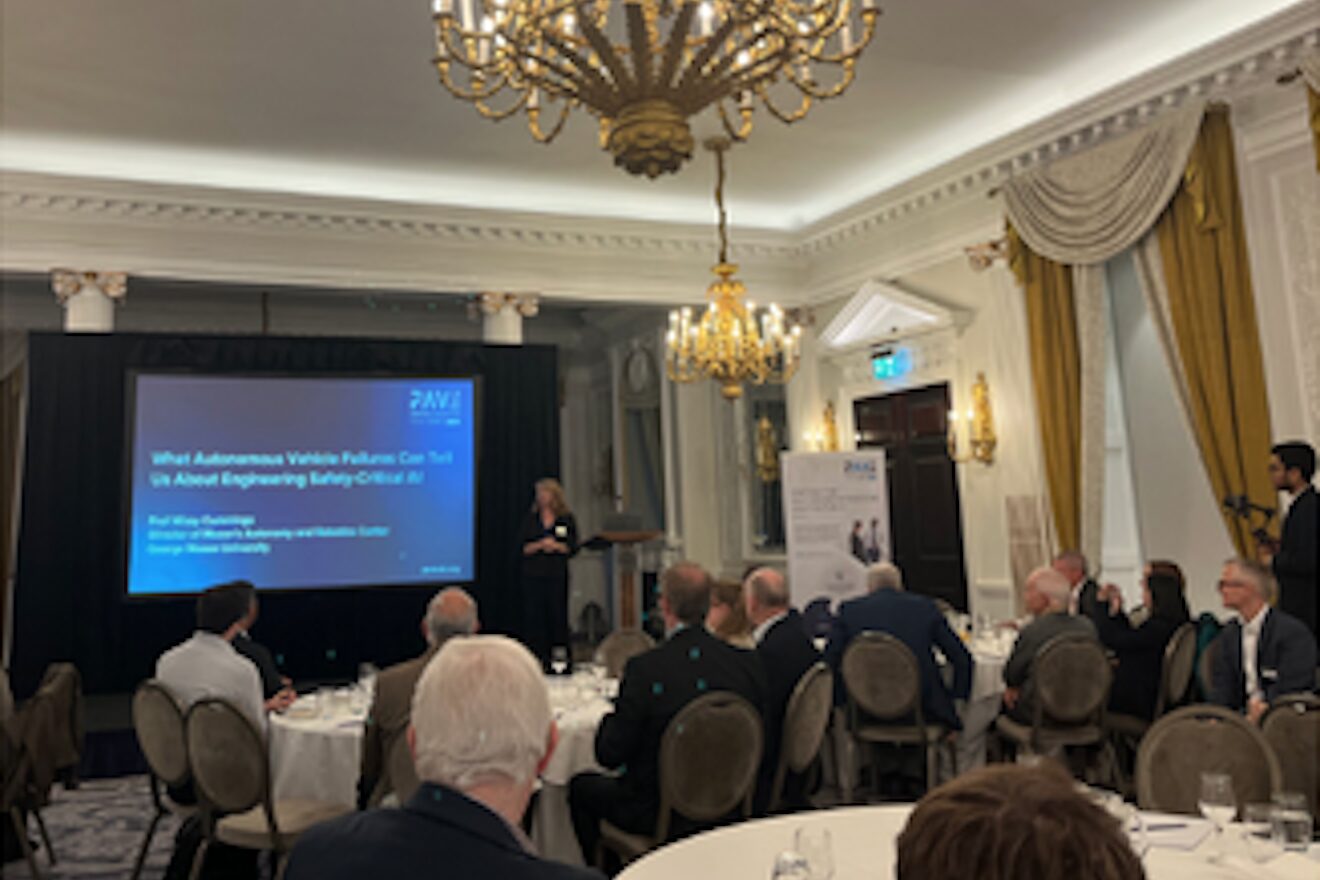 Self-driving straight-talking: Missy Cummings wows PAVE UK Luncheon in London, 10 October 2025