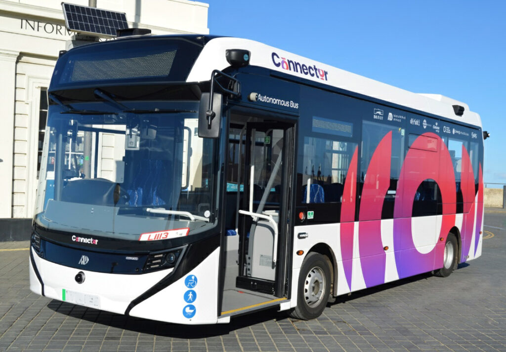 Self-Driving Industry Awards Vehicle of the Year 2025 - the all-new Enviro100AEV bus by Alexander Dennis and Fusion Processing - will be on-road in Cambridge