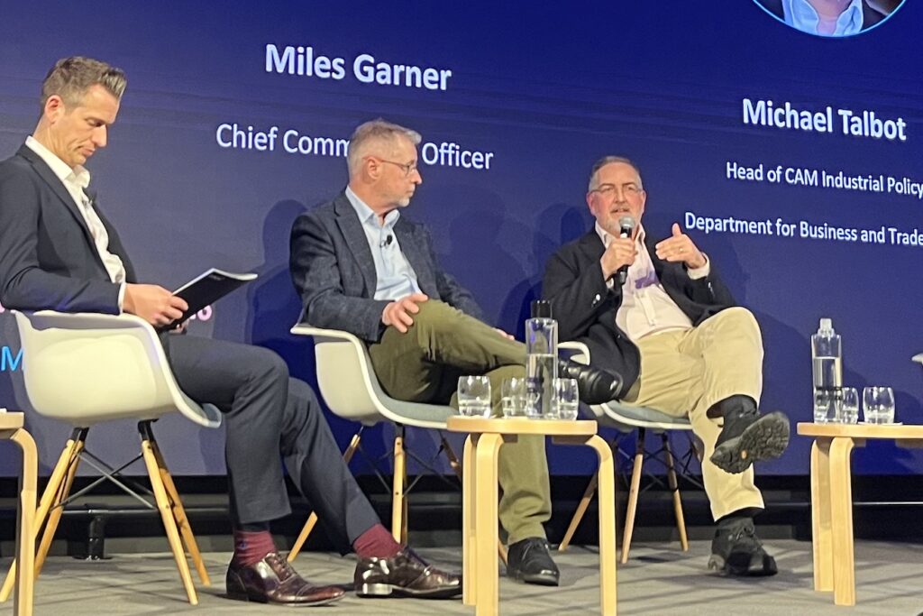 L-R: Wood, Garner and Talbot at CAM Innovators 2026