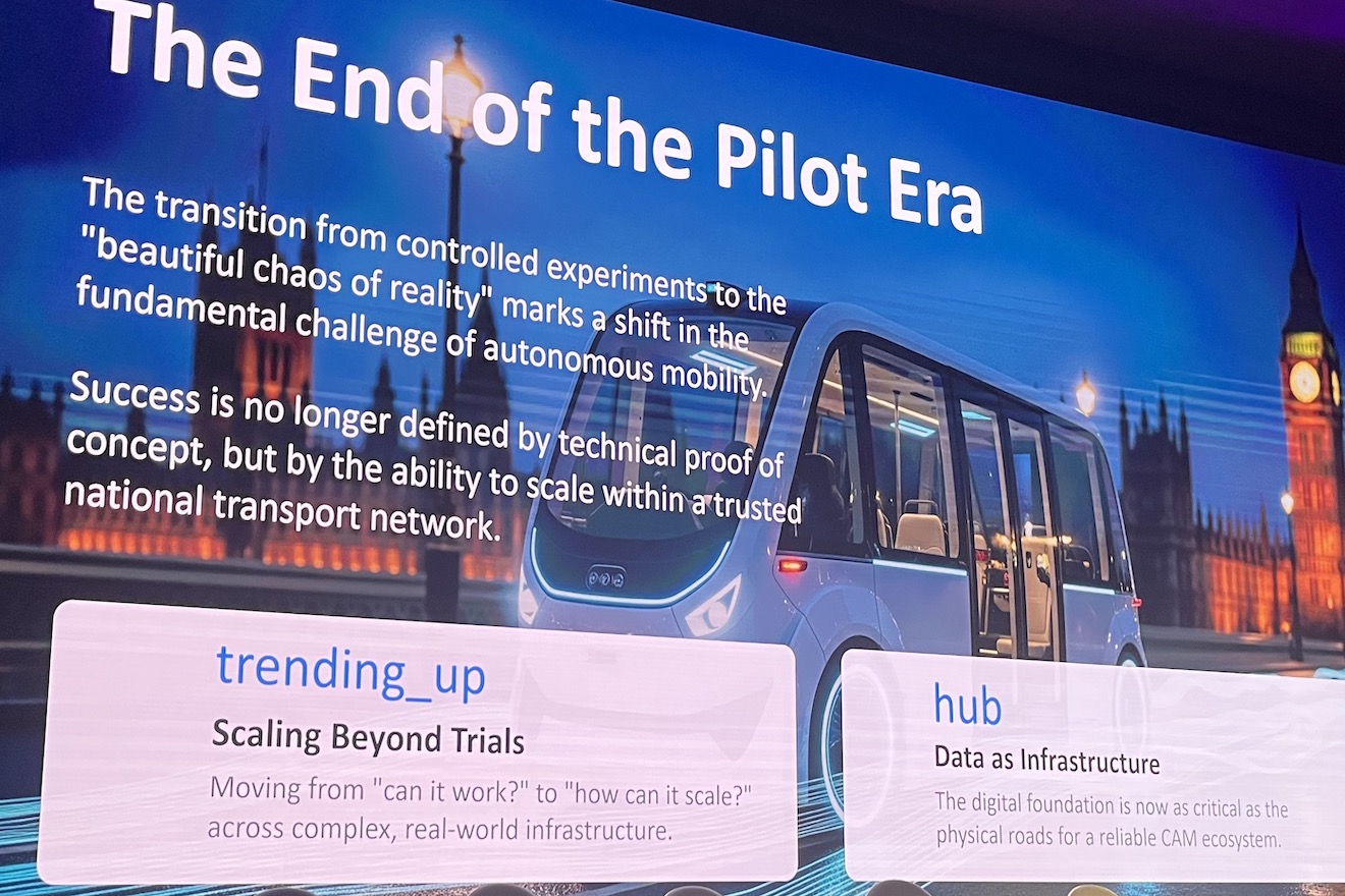 End of pilot era Google Cloud slide at CAM Innovators 2026