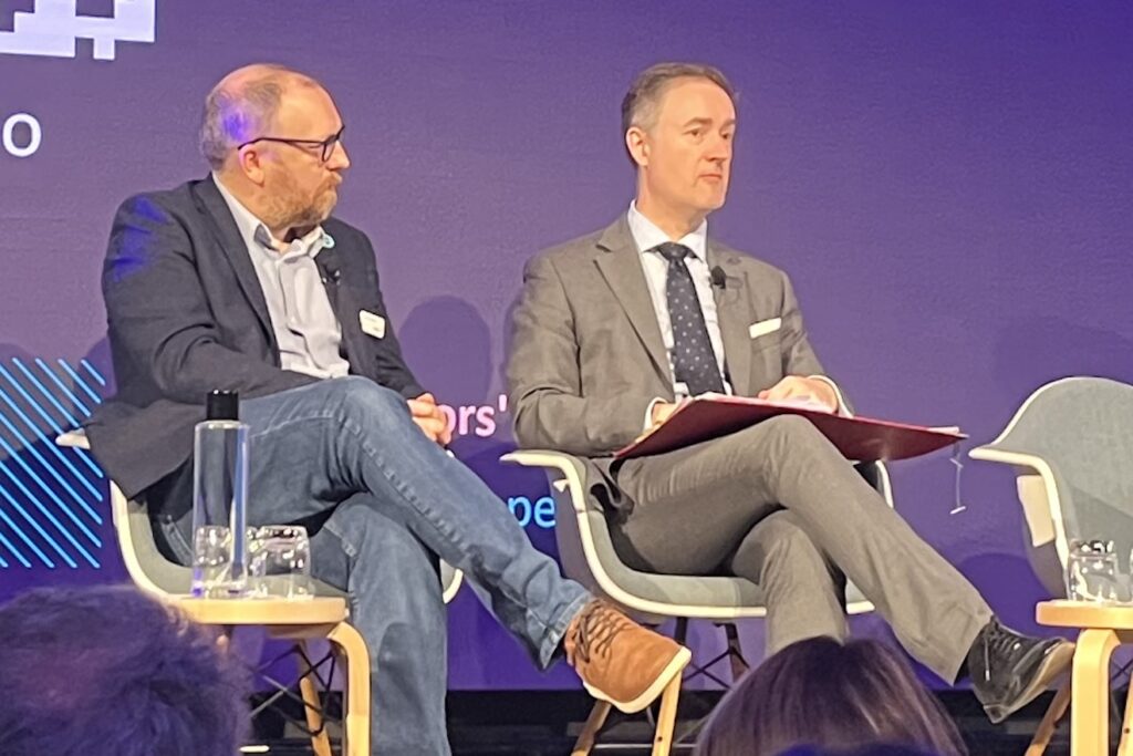 Mark Cracknell of Zenzic and Chris McDonald MP at CAM Innovators 2026