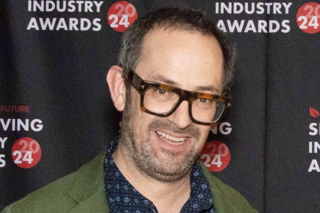 Quadrangle Client Director, Fergus Mcvey, at the Self-Driving Industry Awards 2024