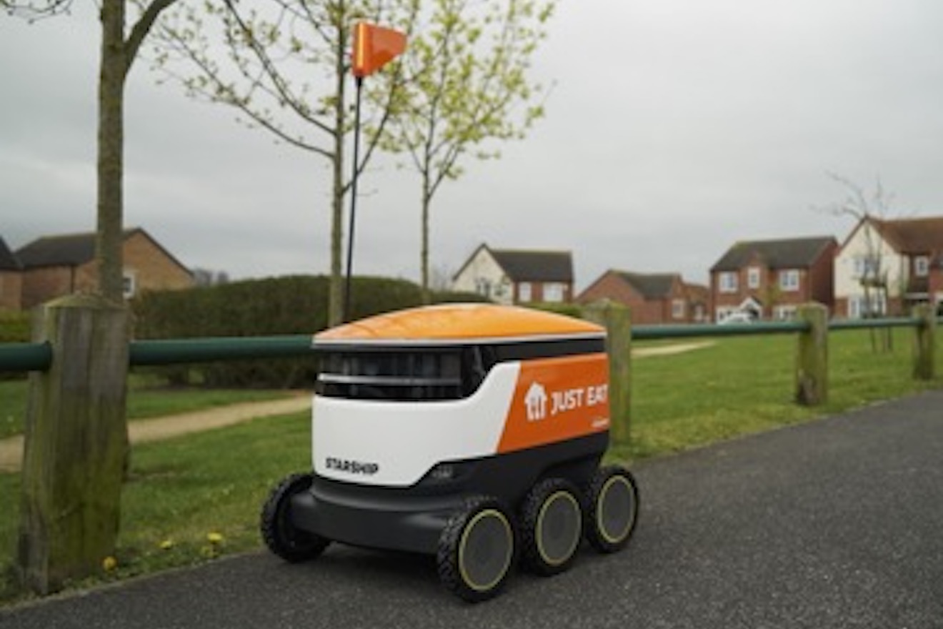 Starship robot in Barnsley, 2026