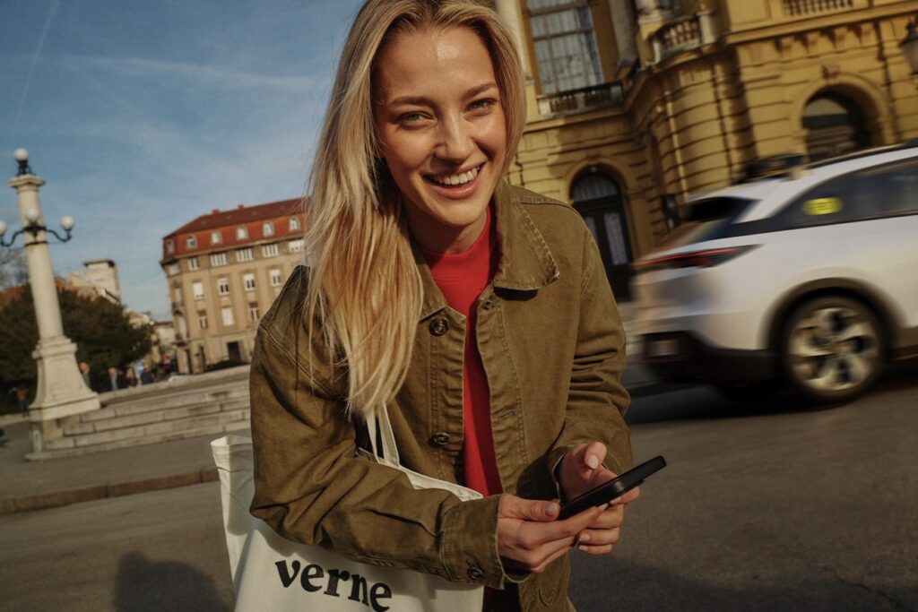 Verne robotaxi promotional image, April 2026