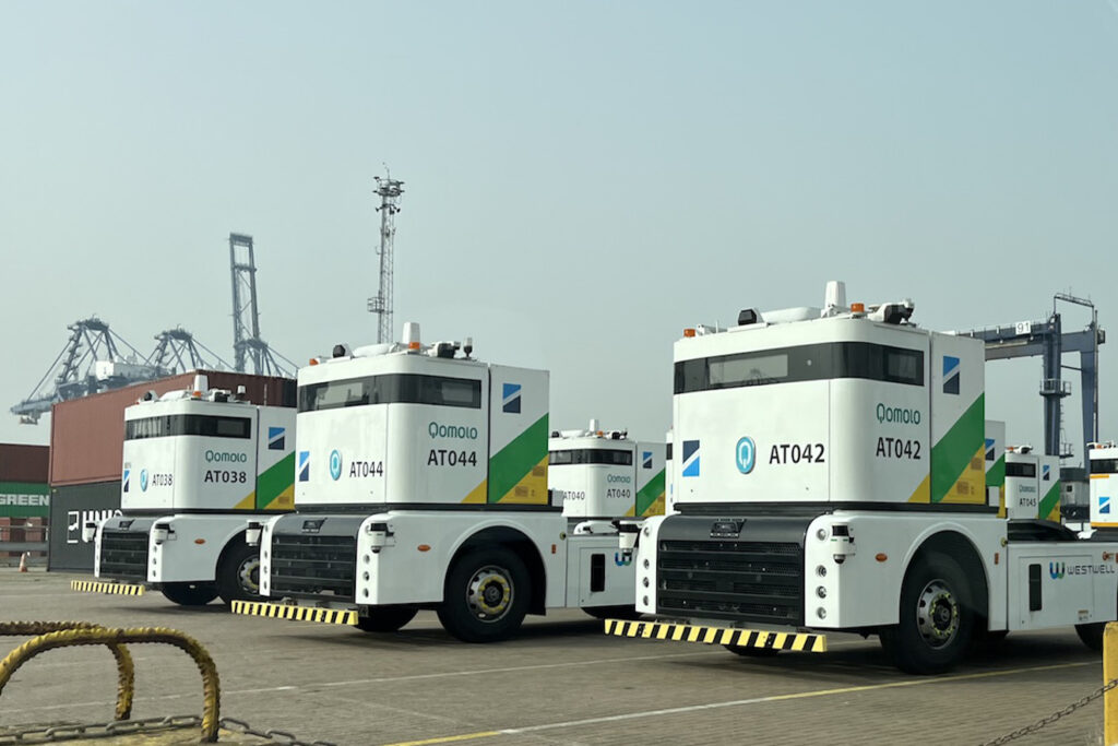 Westwell AVs at Port of Felixstowe