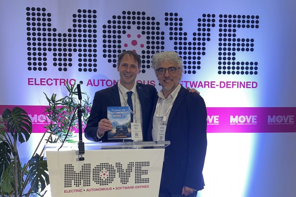 Neil Kennett with Carlo Iacovini at MOVE 2026