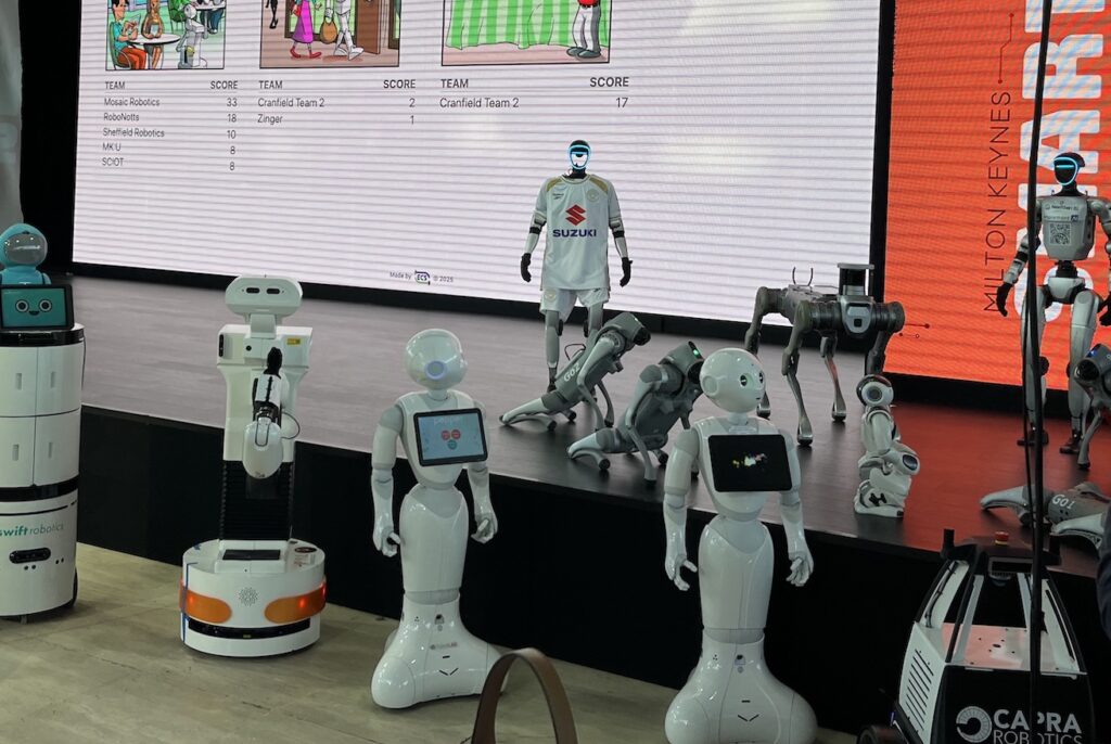 Competitors in the Smart City Robotics Competition, 2025